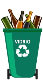 contenedor de vidrio