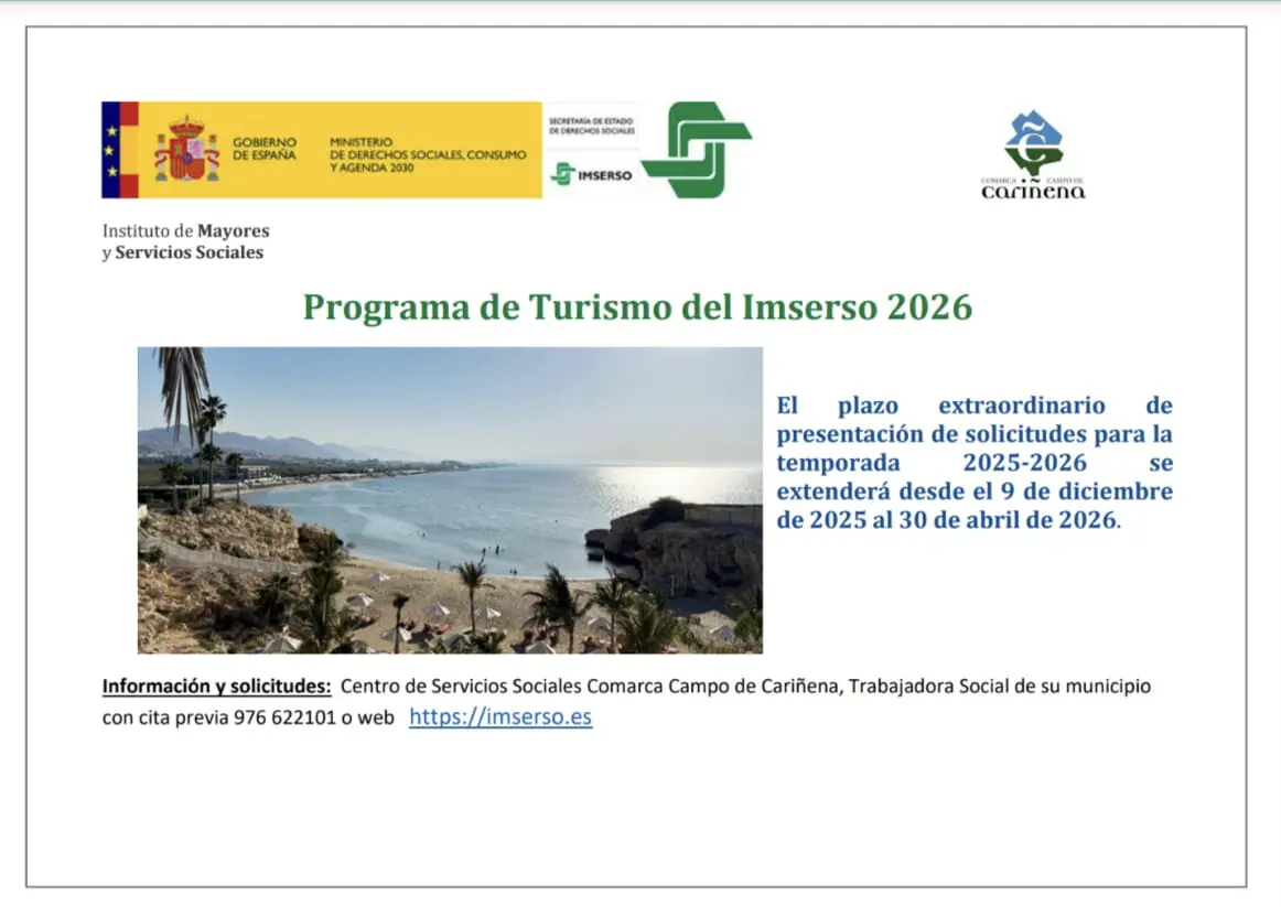 Programa de Turismo del Imserso 2026