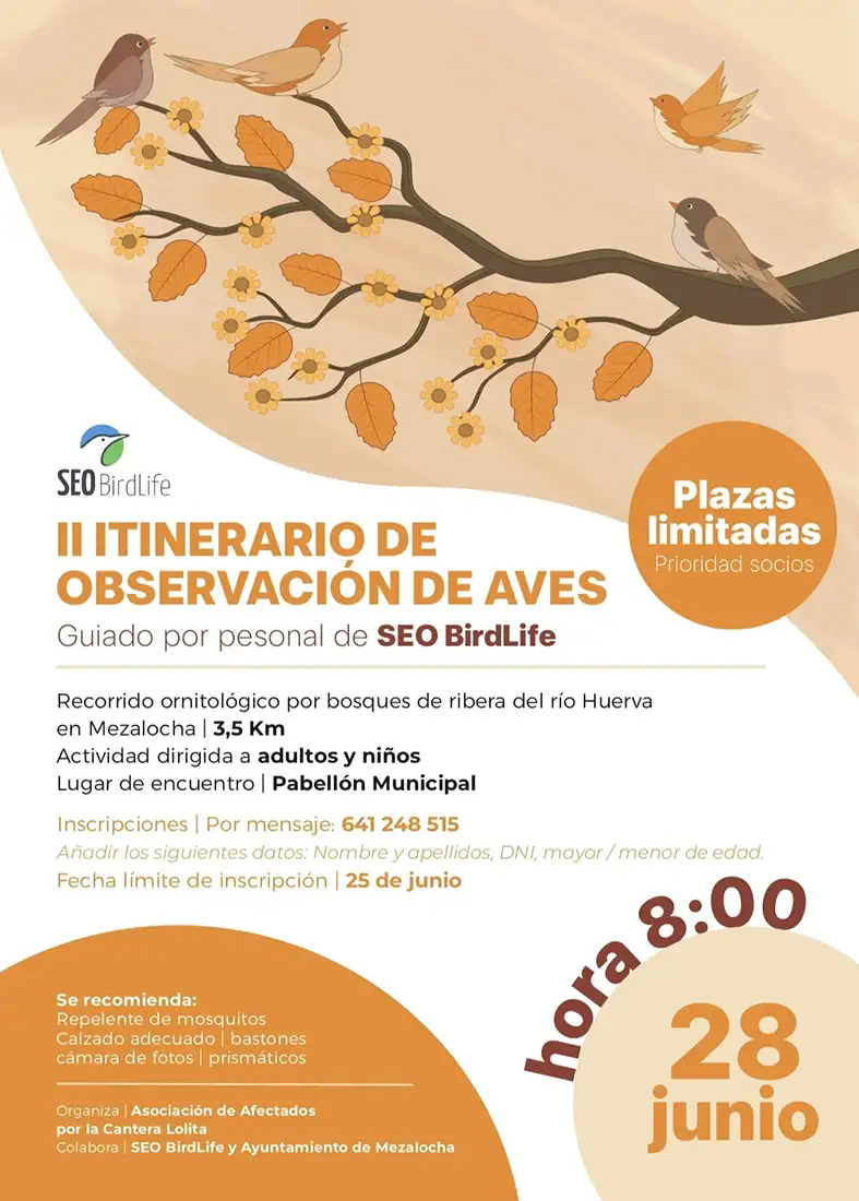 itirenario aves
